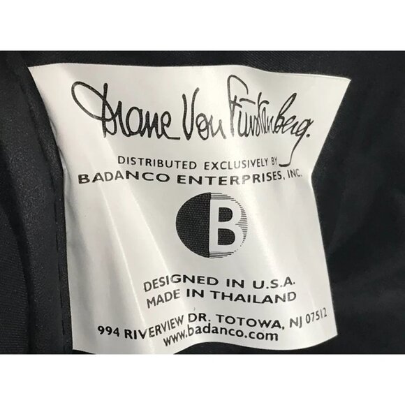 Diane von Furstenberg Womens Multicolor Plaid Pockets Double Handles Duffle Bag - Picture 7 of 10